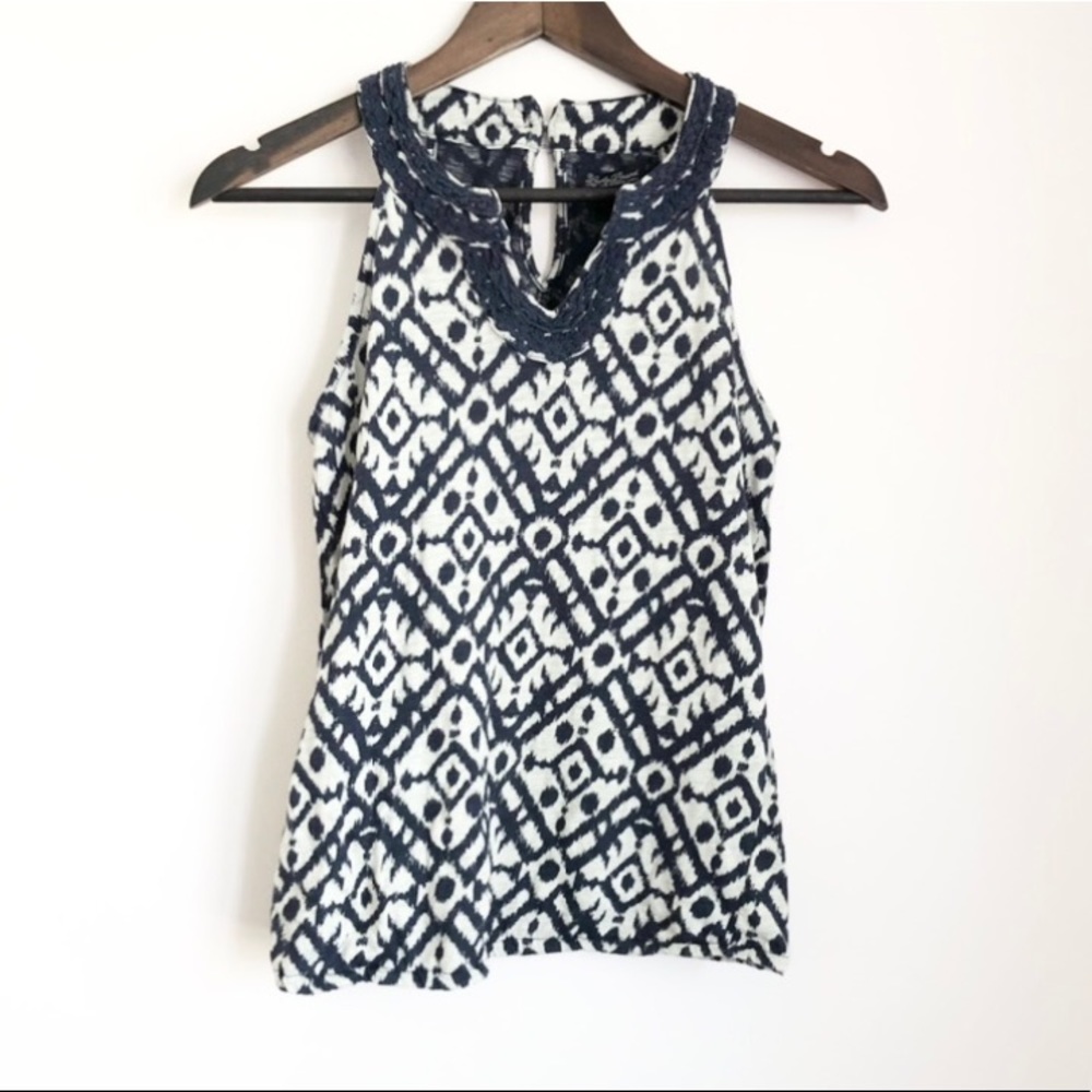 Lucky Brand Embroidered Tank